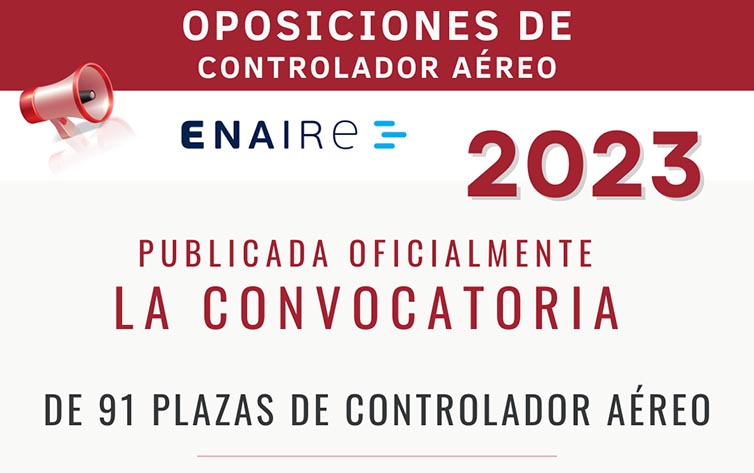 Publicada la Oposición de Controlador Aéreo 2023 